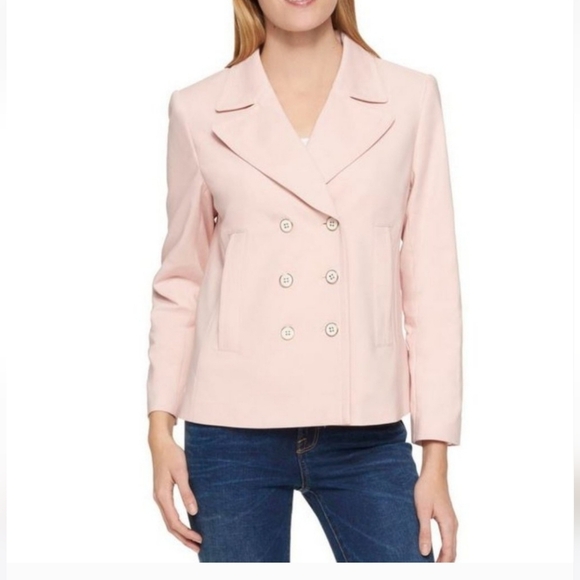 Women’s Blush Double Breasted Tommy Hilfiger Suit Jacket. Size XL. - Picture 1 of 7